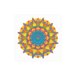 Vibrant Mandala Poster - Colorful Circular Art Poster - Blululi