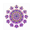 Vibrant Mandala Poster - Colorful Floral Art Poster - Blululi