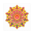Vibrant Mandala Poster - Colorful Floral Art Poster - Blululi