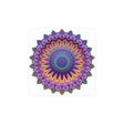 Vibrant Mandala Poster - Colorful Floral Art Poster - Blululi