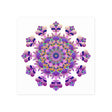 Vibrant Mandala Poster - Colorful Floral Art Poster - Blululi