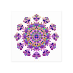 Vibrant Mandala Poster - Colorful Floral Art Poster - Blululi