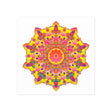 Vibrant Mandala Poster - Colorful Floral Art Poster - Blululi