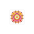 Vibrant Mandala Poster - Colorful Floral Art Poster - Blululi