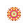 Vibrant Mandala Poster - Colorful Floral Art Poster - Blululi