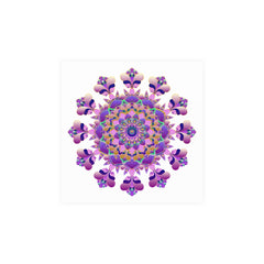 Vibrant Mandala Poster - Colorful Floral Art Poster - Blululi