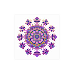 Vibrant Mandala Poster - Colorful Floral Art Poster - Blululi