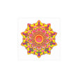 Vibrant Mandala Poster - Colorful Floral Art Poster - Blululi