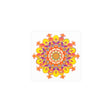 Vibrant Mandala Poster - Colorful Floral Design Poster - Blululi