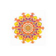 Vibrant Mandala Poster - Colorful Floral Design Poster - Blululi
