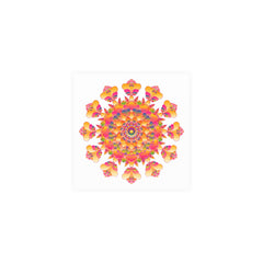 Vibrant Mandala Poster - Colorful & Intricate Poster - Blululi