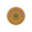 Vibrant Mandala Poster - Colorful & Intricate Poster - Blululi