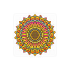 Vibrant Mandala Poster - Colorful & Intricate Poster - Blululi