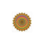 Vibrant Mandala Poster - Colorful & Intricate Poster - Blululi