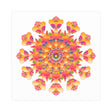 Vibrant Mandala Poster - Colorful & Intricate Poster - Blululi