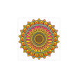 Vibrant Mandala Poster - Colorful & Intricate Poster - Blululi