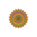 Vibrant Mandala Poster - Colorful & Intricate Poster - Blululi