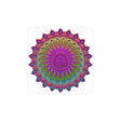 Vibrant Mandala Poster - Geometric Art Print Poster - Blululi
