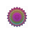 Vibrant Mandala Poster - Geometric Art Print Poster - Blululi