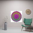 Vibrant Mandala Poster - Geometric Art Print Poster - Blululi