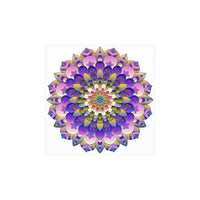 Vibrant Mandala Poster - Intricate Design Poster - Blululi