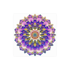 Vibrant Mandala Poster - Intricate Design Poster - Blululi