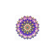 Vibrant Mandala Poster - Intricate Design Poster - Blululi