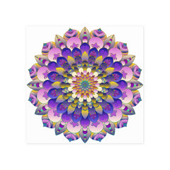 Vibrant Mandala Poster - Intricate Design Poster - Blululi