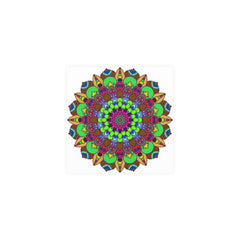 Vibrant Mandala Poster - Peace & Harmony Art Poster - Blululi