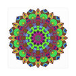 Vibrant Mandala Poster - Peace & Harmony Art Poster - Blululi