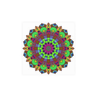 Vibrant Mandala Poster - Peace & Harmony Art Poster - Blululi