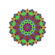 Vibrant Mandala Poster - Peace & Harmony Art Poster - Blululi