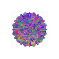 Vibrant Mandala Poster - Spiritual Art Print Poster - Blululi