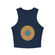 Vibrant Mandala Racerback Tank Top Tank Top - Blululi