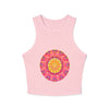 Vibrant Mandala Racerback Tank Top Tank Top - Blululi