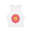 Vibrant Mandala Racerback Tank Top Tank Top - Blululi