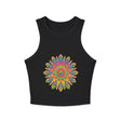 Vibrant Mandala Racerback Tank Top Tank Top - Blululi