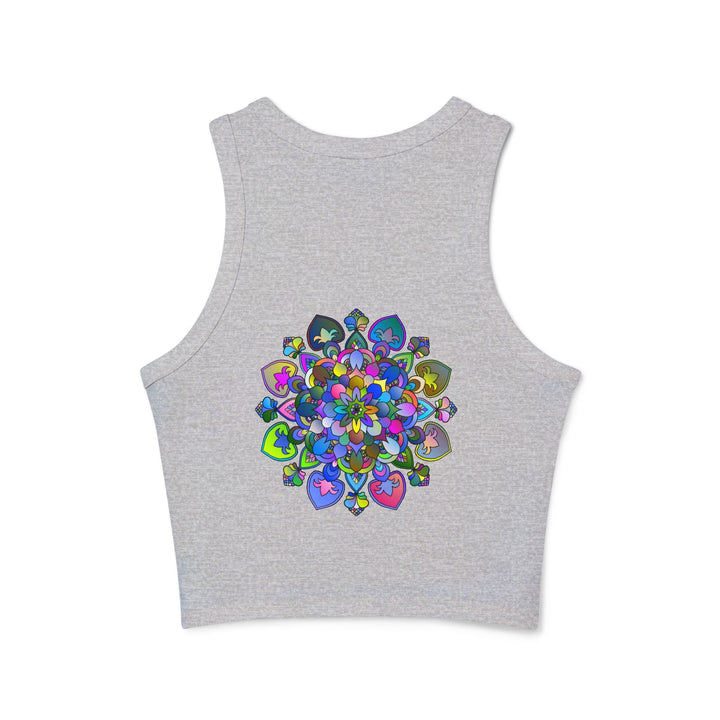 Vibrant Mandala Racerback Tank Top Tank Top - Blululi