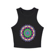 Vibrant Mandala Racerback Tank Top Tank Top - Blululi