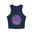 Vibrant Mandala Racerback Tank Top Tank Top - Blululi