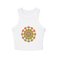Vibrant Mandala Racerback Tank Top Tank Top - Blululi