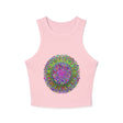 Vibrant Mandala Racerback Tank Top Tank Top - Blululi