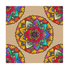 Vibrant Mandala Tablecloth - Bohemian Sand Design Home Decor - Blululi