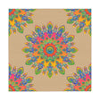Vibrant Mandala Tablecloth - Circular Design Home Decor - Blululi