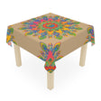 Vibrant Mandala Tablecloth - Circular Design Home Decor - Blululi