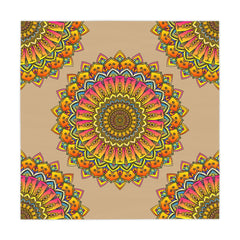 Vibrant Mandala Tablecloth - Colorful & Psychedelic Home Decor - Blululi