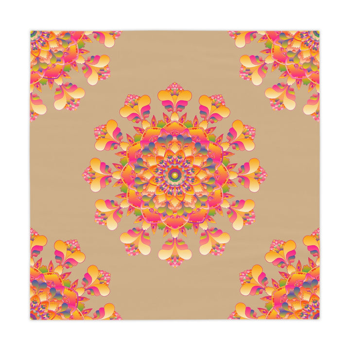 Vibrant Mandala Tablecloth - Colorful Sand Art Home Decor - Blululi