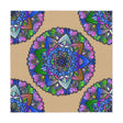 Vibrant Mandala Tablecloth - Indian Art Decor Home Decor - Blululi