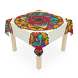 Vibrant Mandala Tablecloth - Ivory Home Decor - Blululi
