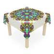 Vibrant Mandala Tablecloth - Ivory Home Decor - Blululi